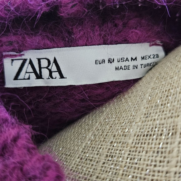 Zara Magenta Cardigan Sweater - Picture 5 of 5